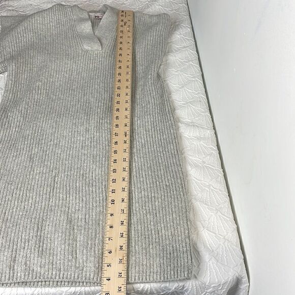 SO Knit Sweater Dress Long sleeve with hood a line super soft and cozy Small - Picture 12 of 12